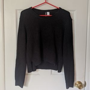 H&M Black Crew Neck Sweater